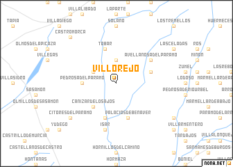 map of Villorejo