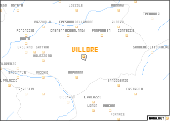 map of Villore