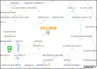 map of Villoría