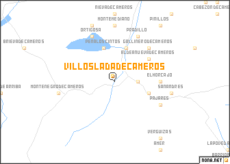 map of Villoslada de Cameros