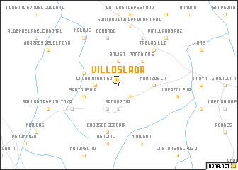 map of Villoslada