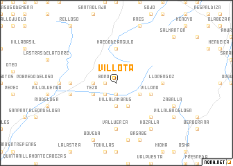 map of Villota