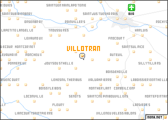 map of Villotran