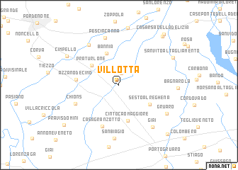 map of Villotta
