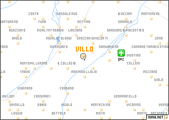 map of Villò