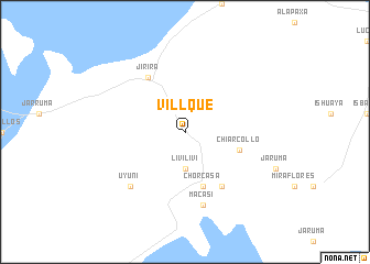 map of Villque