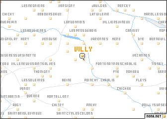 map of Villy