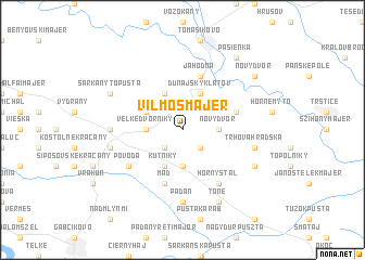 map of Vilmos Majer