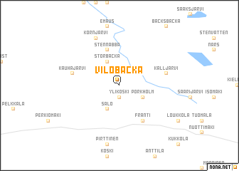 map of Vilobacka