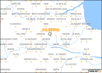 map of Vilopríu