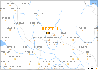 map of Vilortolí