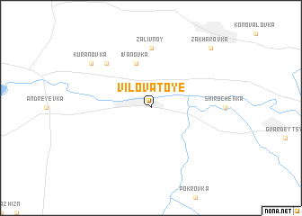 map of Vilovatoye