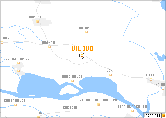 map of Vilovo