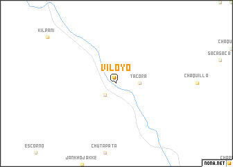 map of Viloyo