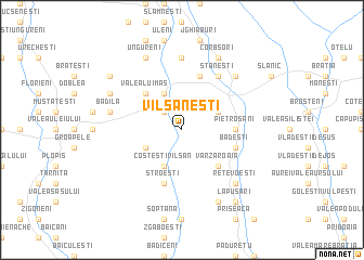 map of Vîlsăneşti