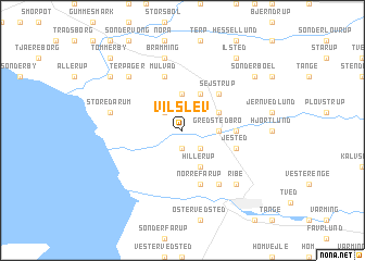 map of Vilslev