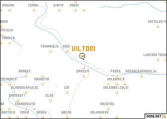 map of Vîltori