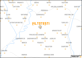 map of Viltoteşti