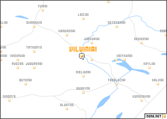 map of Viluiniai