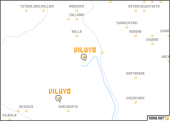 map of Viluyo