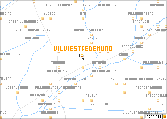 map of Vilviestre de Muñó