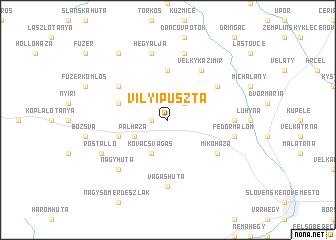 map of Vilyipuszta