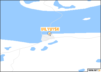 map of Vilyuysk