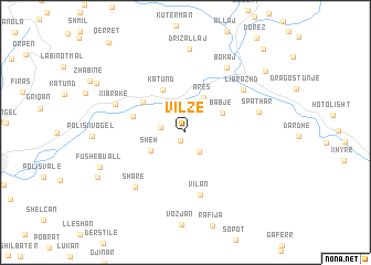 map of Vilzë