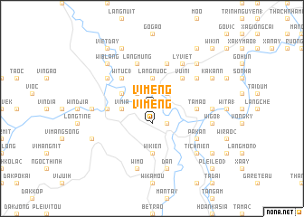 map of Vimeng