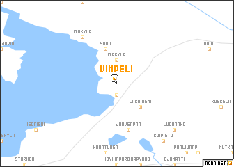 map of Vimpeli