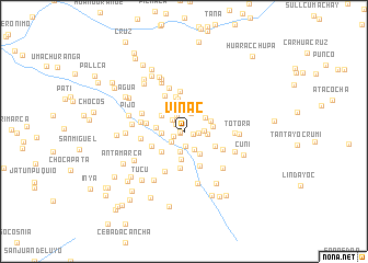 map of Viñac