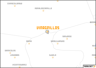 map of Vinagrillos