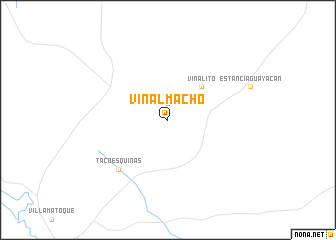 map of Vinal Macho