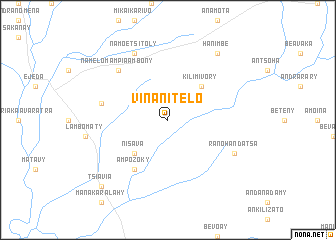 map of Vinanitelo