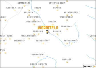 map of Vinanitelo