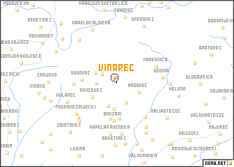 map of Vinarec