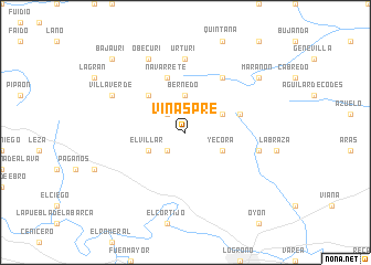map of Viñaspre