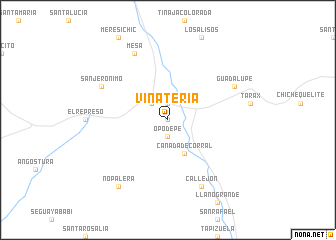 map of Vinatería