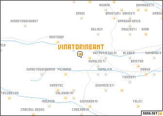 map of Vînători-Neamţ