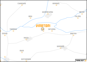 map of Vînători