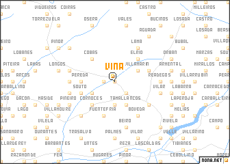 map of Viña