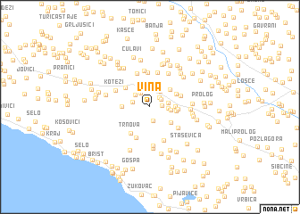 map of Vina