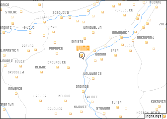map of Vina