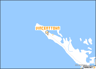 map of Vincent Town