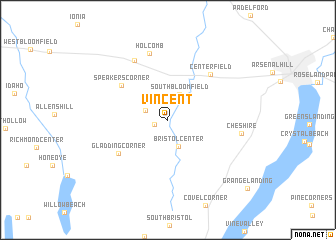 map of Vincent