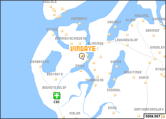 map of Vindaye