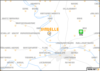 map of Vindelle