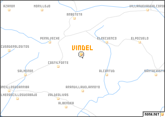 map of Vindel