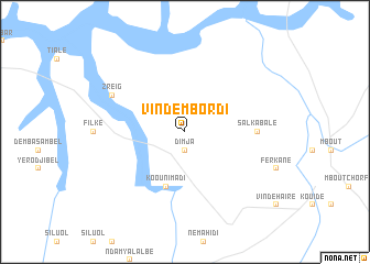 map of Vindé Mbordi