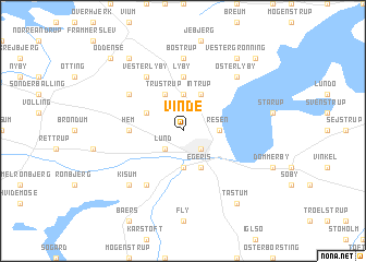 map of Vinde